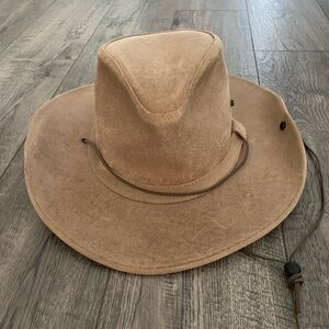 Minnetonka Aussi Hat, Tan, Size M